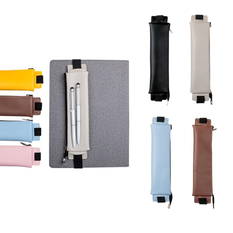 

Эластичный держатель для ручек для блокнота, держатель для карандашей с эластичной лентой, канцелярские принадлежности на молнии