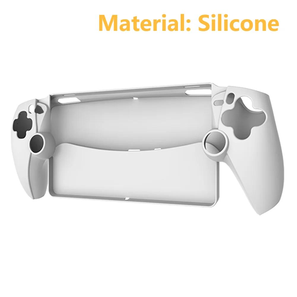 Transparent Protective Shell Case for PS5 Portal Handheld Game Console Shockproof PC Gaming Console Controller Sleeve Anti-Drop