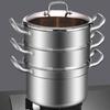 Kangbache European 3-Layer 304 Stainless Steel Steamer