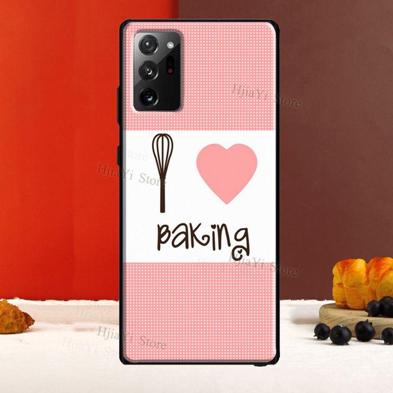 

Чехол с ножом шеф-повара «Любовь для выпечки» для Samsung Galaxy S20 FE S22 S21 Ultra Note 20 Note 10 S8 S9 S10 Plus, чехол для телефона Note 20 Ultra