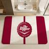 D-Dr P-Peppers Bathroom Mat Anti-slip Absorb Water Long Strip Cushion Bedroon Mat Welcome Doormat