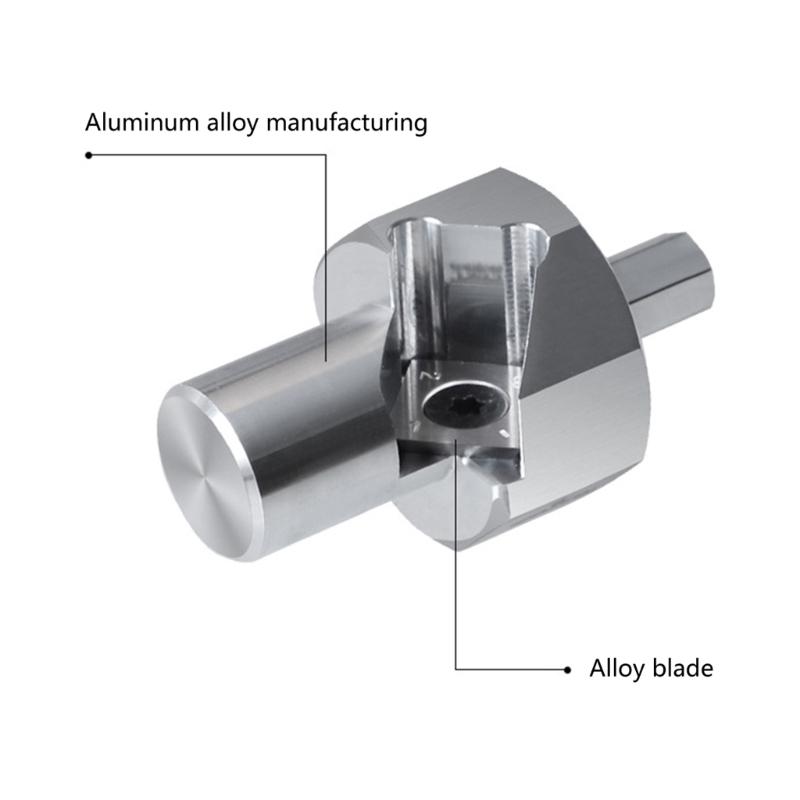 Benches Dog Hole Chamfer Reamer Tool Stainless Steel Dog Hole Chamfer Reamer for 20mm Dog Holes Polishing Finish Dog Hole