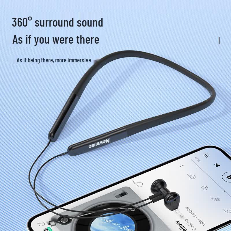 Newmine C6 Neckband Sports Wireless Bluetooth Earphones