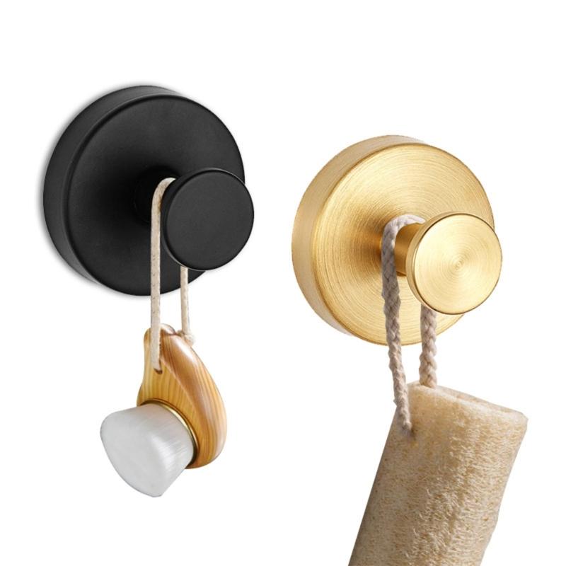 Sturdy Adhesive Shower Hooks in Stainless Steel, Hold Without Drilling, Perfect for Glass and Tile Surfaces