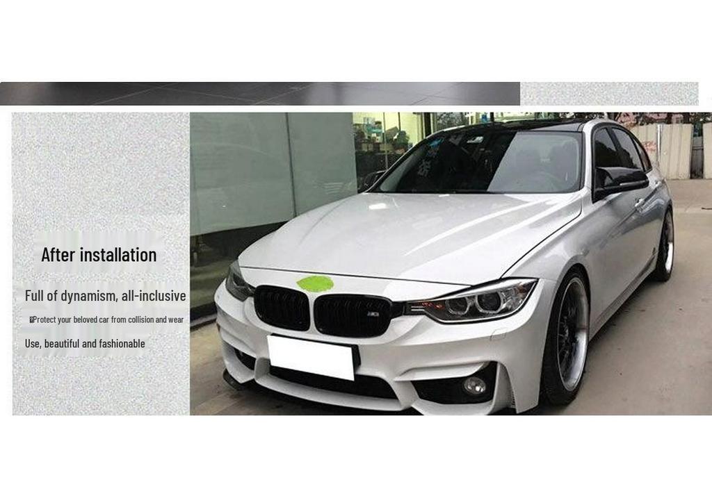 BMW 3 Series M3 Conversion Kit (2013-2019): Includes Front/Rear Bumpers, Side Skirts, Hood, Fenders (F30/F35)