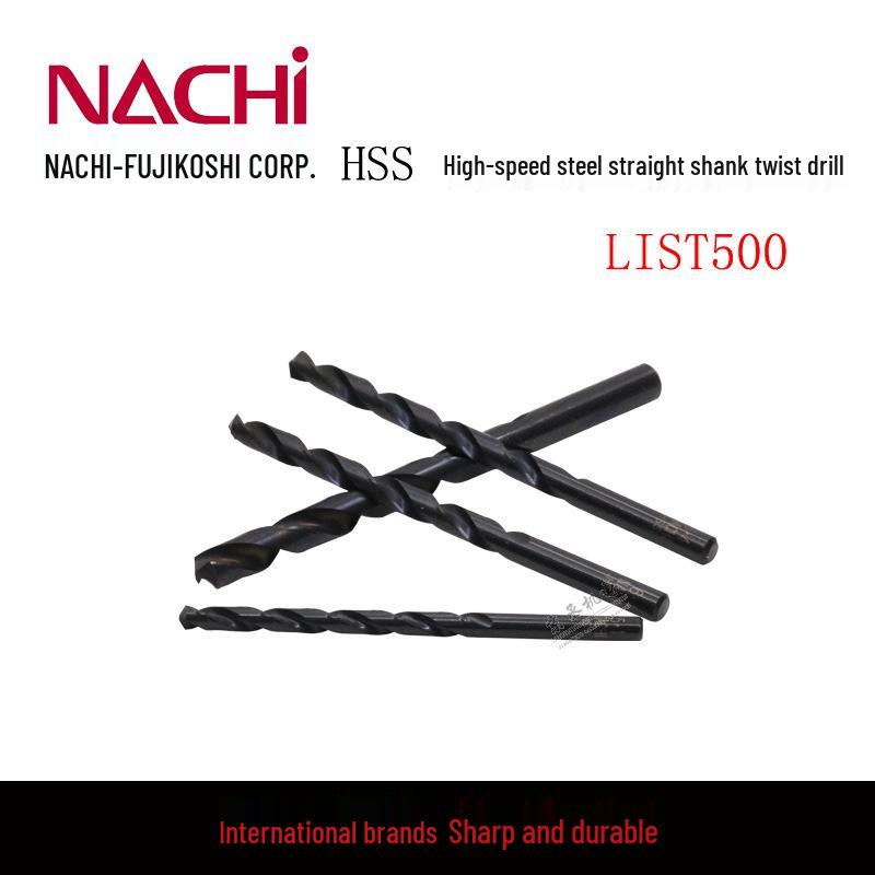 NACHI High-Speed Steel Straight Shank Twist Drill Bits, Size M1.6-M3.0