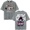 Alex Warren Little Orphan Alex Live Tour 2026 Graphic T Shirt Men's Clothing Vintage Washed T-shirts Casual O-Neck Loose T-shirt