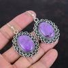 Purpurite Gemstone Earring Handmade Earrings Elegant Jewelry 925 Sterling Silver Earring Birthstone Earring Gifts For Wife Purpurite Jewelry