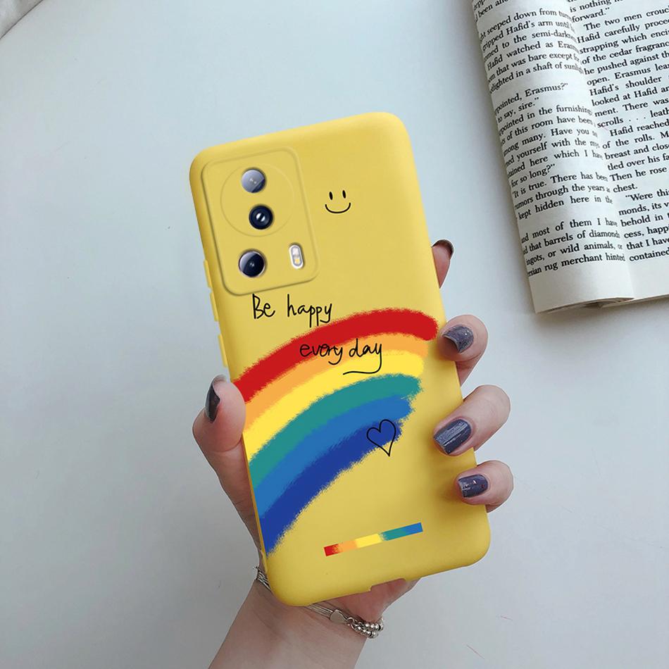 For Xiaomi 13 Lite 5G Case 2023 Luxury Black Dragon Painted Silicone Phone Cover for Xiaomi Mi 13 Lite 6.55'' Coque Capas 13Lite