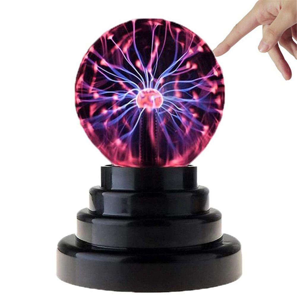 

NEW USB Glitter Lighting Touch Glass Atmosphere LED Night Light Plasma Ball Lamp