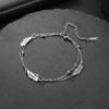 Exquisite Feather Pendant Bracelet Stainless Steel Women's Fashion Aesthetic Charm Jewelry Bohemian Minimalist Jewelry Gift