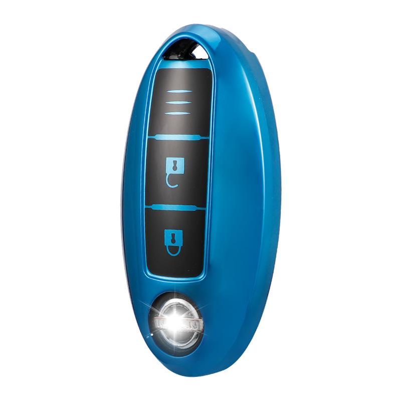 Nissan Key Cover for Sylphy, Qijun, Teana, Qashqai, Tiida, Tuda, Loulan, and Jinke - Premium Shell and Buckle.