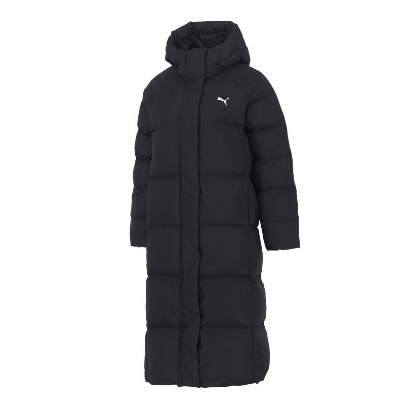 

Puma Logo Rejection Cold Warm Duck Down Long Hooded Long Sleeve Down Jacket Women outerwear 691044-01 S