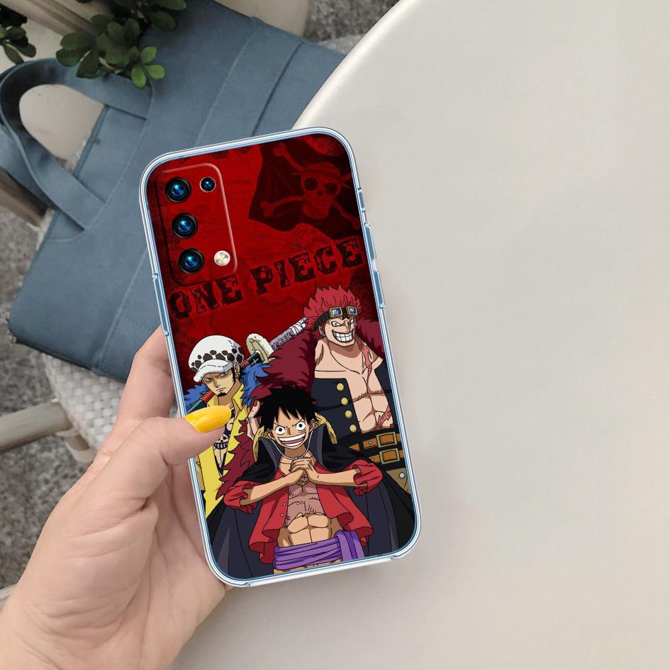 Luffy One Piece Soft Shell Transparent Phone Case for Samsung Galaxy A04 A04S A14 A23 A34 A54 M23 M33 M52 M53
