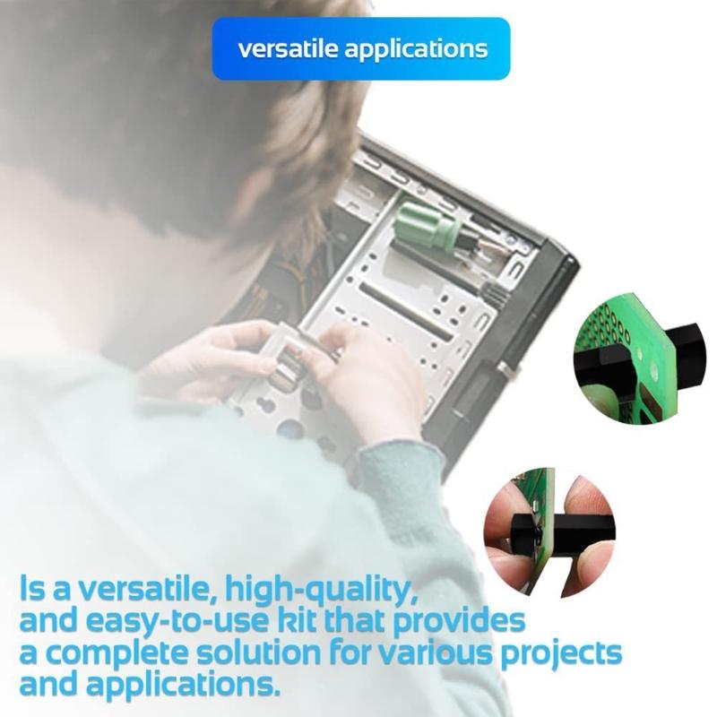 380Pcs Nylon Standoff Set with Spacers, Screws, and Nut 3mm Nylon Hexagonal Washer Nut with Storage Box Enduring