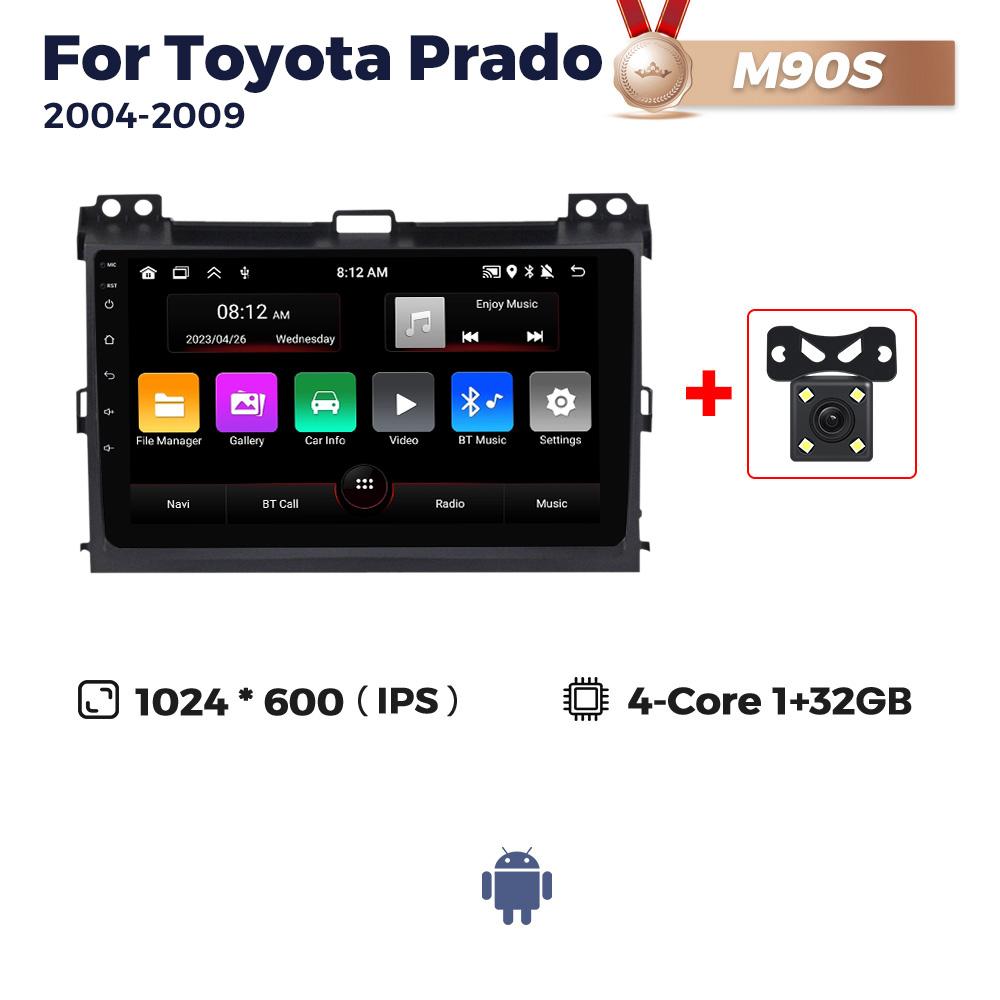 Android Intelligent Systems Car Radio For Toyota Land Cruiser Prado 120 LC120 2003-2009 Video Player Carplay GPS 2Din Head Unit