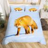 3D Cartoon Fox Pattern Bedding Set Home Decoration Duvet Bedding Gift for Children and Teenagers