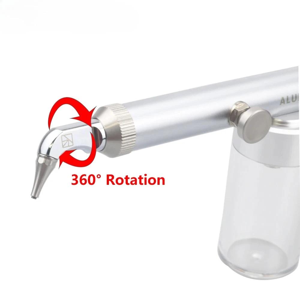 Nigf 2In1 Dental Micro Blaster Low Speed Alumina Air Abrasion Polisher With Water Spray Sandblasting