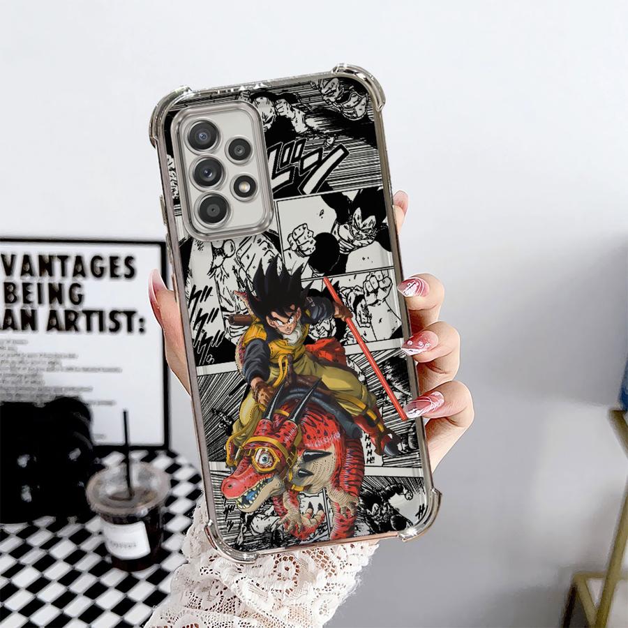 

Прозрачный чехол-бампер для Samsung Galaxy A24 A15 A25 A26 A16 A35 A36 A21s A13 A33 A52 A17 Аниме D-Dragons Balls Galaxy A56