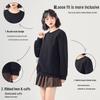 JEANSWEST CLUB Cat Graphic Loose Fit Sweatshirt