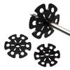 6Pcs Trekking Pole Snow Baskets Hiking Pole Replacement Tips Accessory for Snow Mud Sand