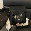 Pu Duffle Bag For Women With Top Zipper Closure And Inner Pocket For Daily Use
