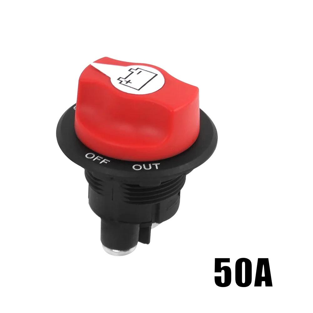 Car Battery Switch 50-300A Safe Power Cut Off Isolator Rotary Disconnect for Motorcycle Boat Truck RV Auto Accessory.