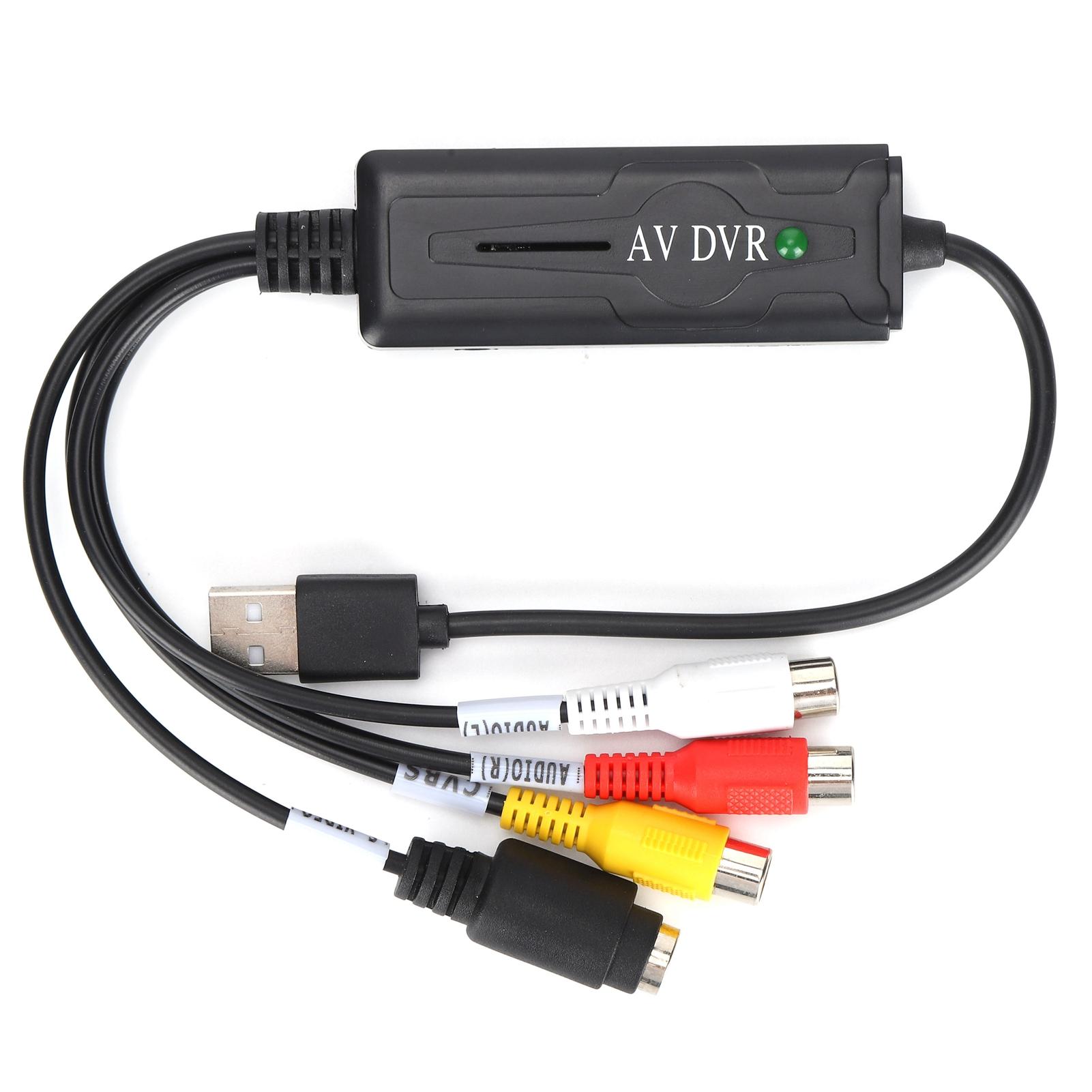 

Video Catch Card USB2.0 Video Catch Adapter Cable Digital Converter Compatible with Win10 8 7
