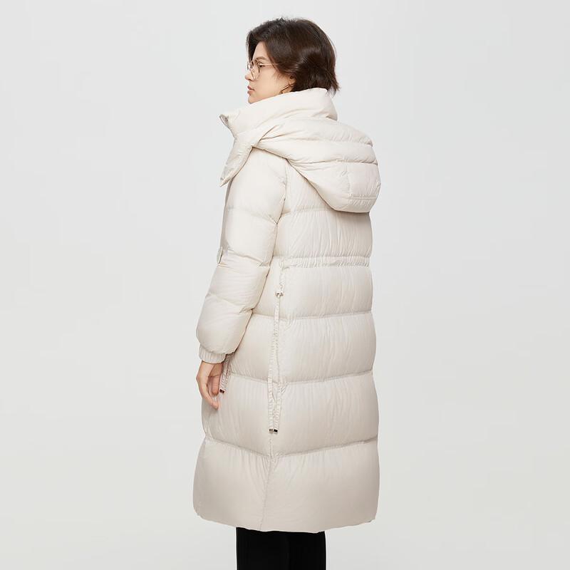Women's Mid-Length Hooded Down Jacket