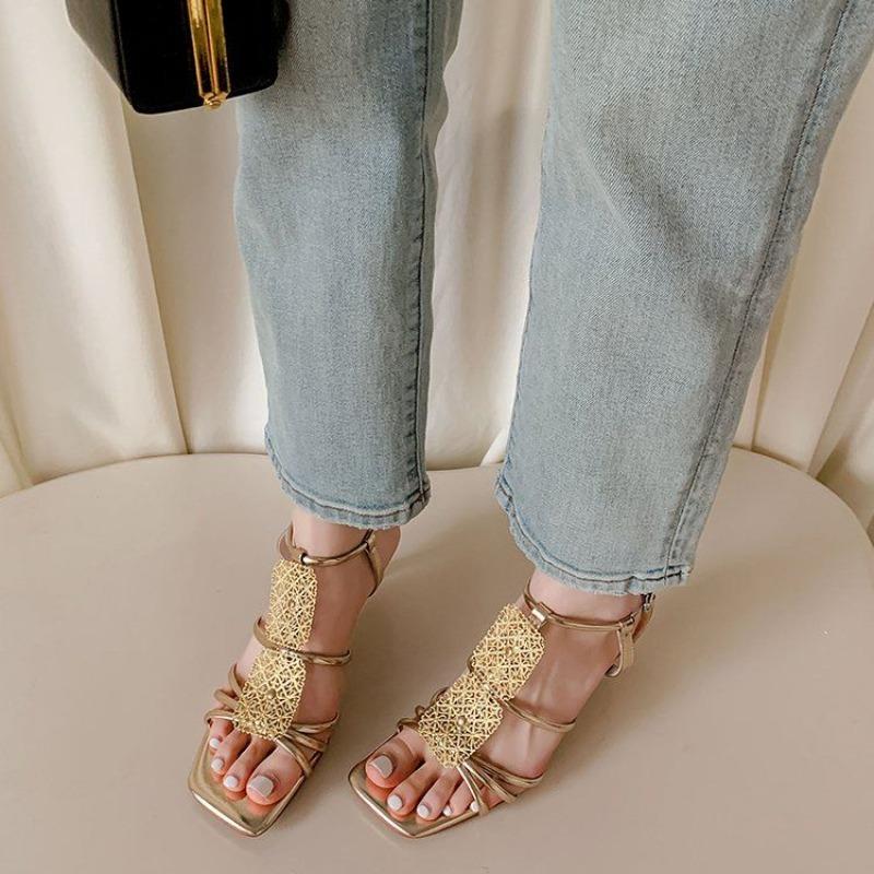 Fashion Women s Sandals One Word Ladies Shoes Pumps High Heels For Party and Weddings — фото 4