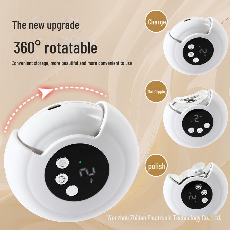 Portable Electric Nail Clippers: Anti-Pinch Design for Kids & Adults, Multifunctional Scissors, and Grinders for Home Use.