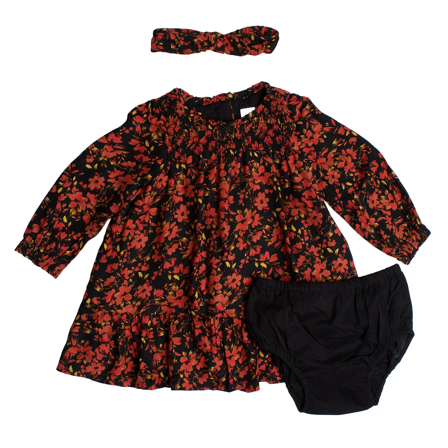 

Комплект из 3 предметов: платье, блумеры и повязка на голову 798415 для девочки 12/18 MESES разноцветный