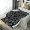 Halloween-Themed Blanket Microfiber Flannel Cover Blanket Bedroom Living Room Sofa Soft And Comfortable Home Decoration