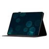 For iPad Mini (2024)/mini (2021) Smart Case PU Leather Coconut Tree Imprinted Tablet Cover with Card Holder