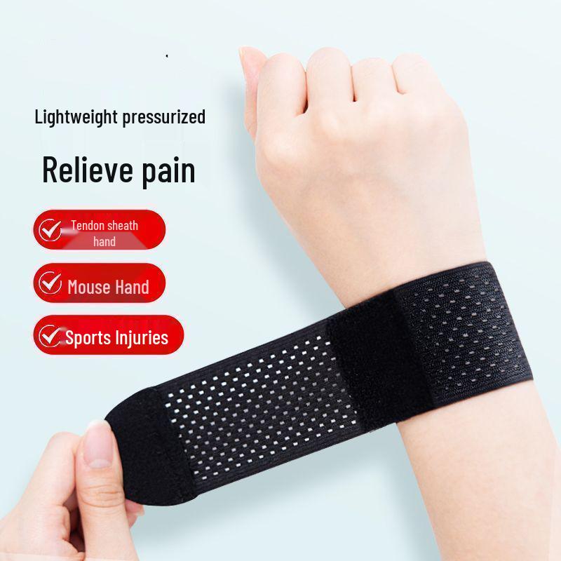 Breathable Elastic Wrist Support for Men & Women - Ideal for Summer Sports, Badminton, Fitness, Jump Rope - Anti-Sprain & Thin Design