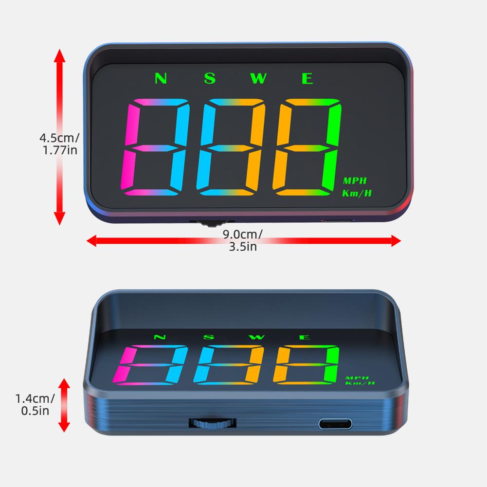 New Head Up Display for Car HUD M2S,Windshield Speedometer Projector with Speed, Automatic Light Sensing,Mile Speed Unit Display
