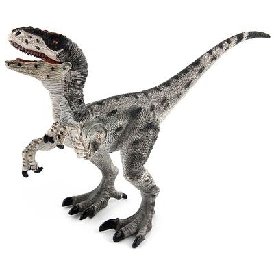 English Detail Map Dinosaur World Figure Model Toy Fizilong Velociraptor Jaw Movable