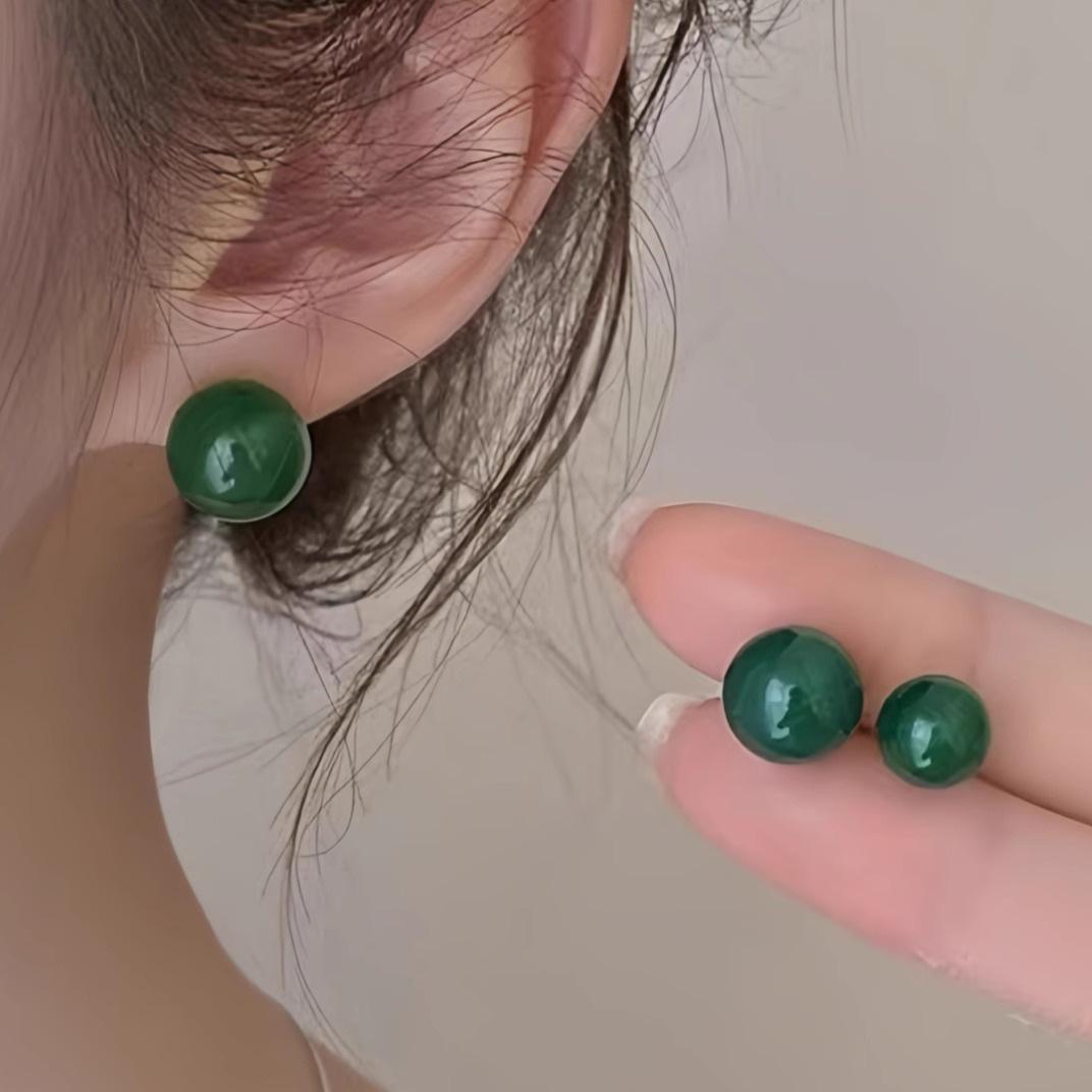 Mosquito Coil Holder Pearl Camellia Ear Clip Earrings - High-End Sweet Niche Design