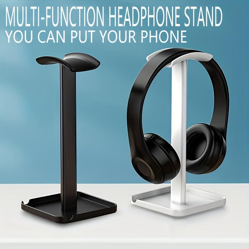 Headphone Stand Headset Display Holder Earphone Storage Rack Can Hold Mobile Phone and Accessories Multifunctional Detachable Bracket