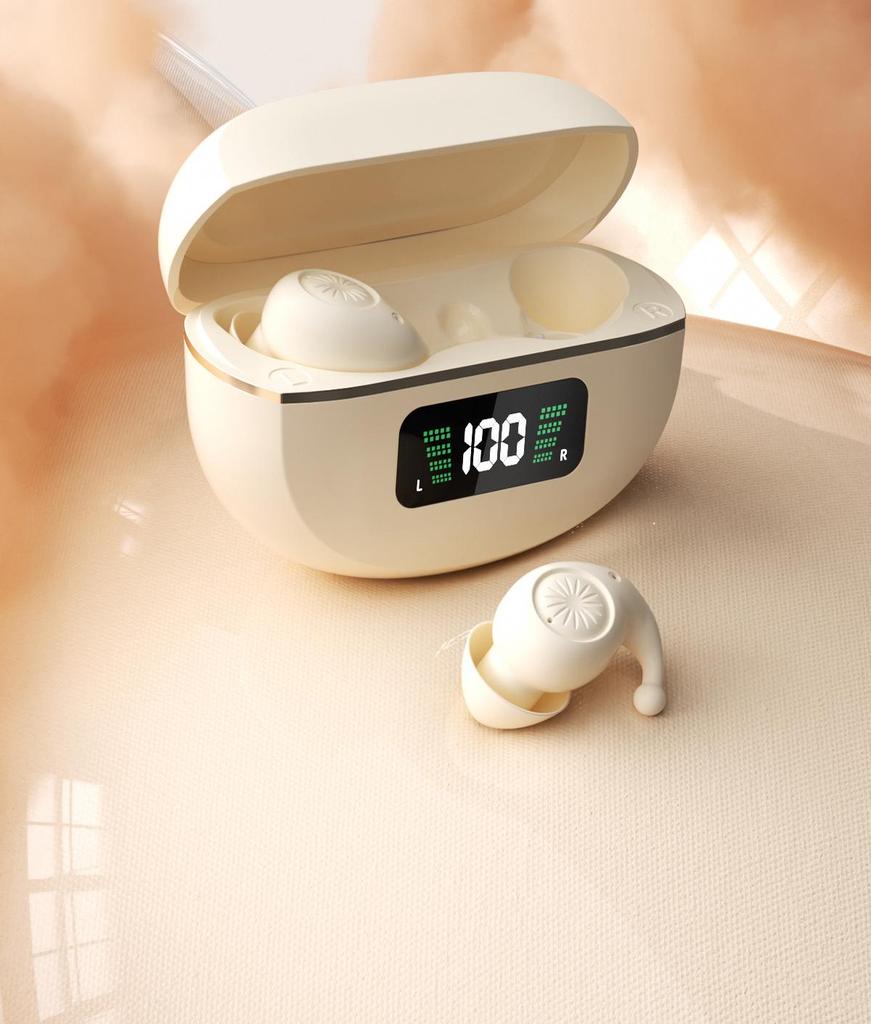Wireless Noise-Cancelling Silicone Sleep Earphones