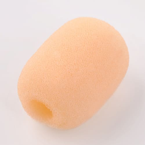 GONKISS Microphone Sponge Windscreen for Lavalier Microphones and Broadcasting (Set of 5, Beige)