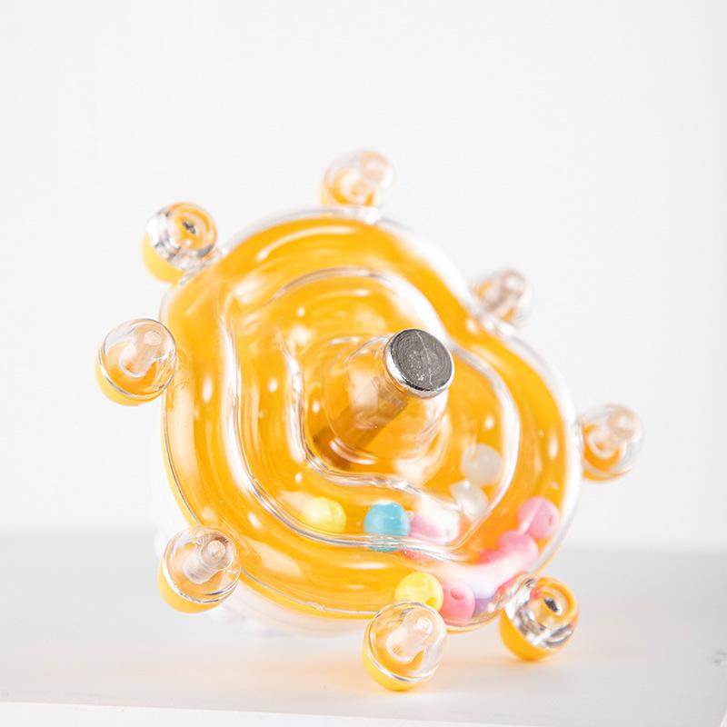 De Toy for Parrot, Unique Rotating Toy To Help Animals Release Excess Energy, Made of Safe Materials, I6r6 Non-scratch Wheel