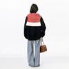 GROUND ZERO Unisex Letter Embroidered Sweatshirt