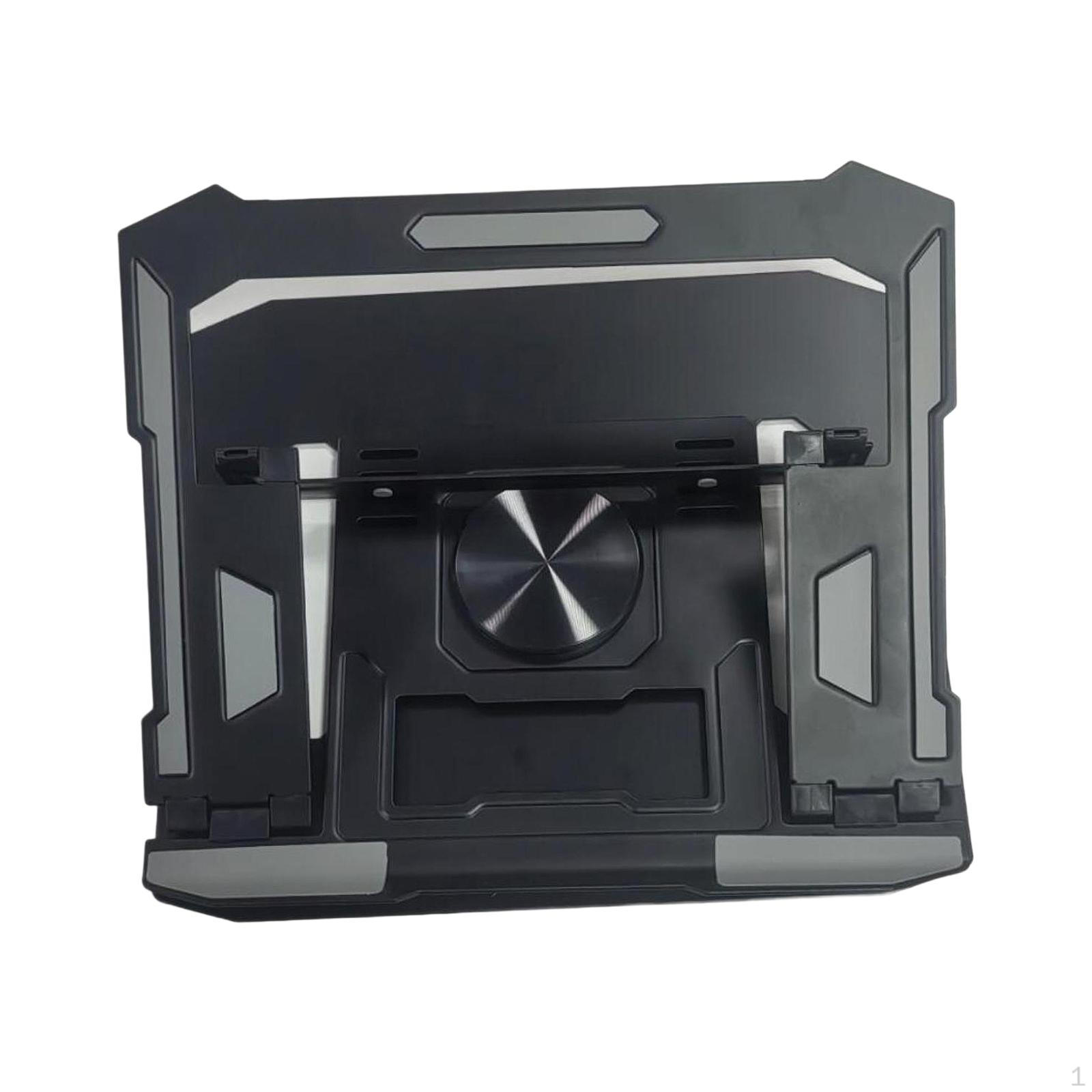 

Складная подставка для ноутбука, компьютер, эргономичный, 4 уровня, регулируемая высота, держатель, подставка для ноутбука чёрный