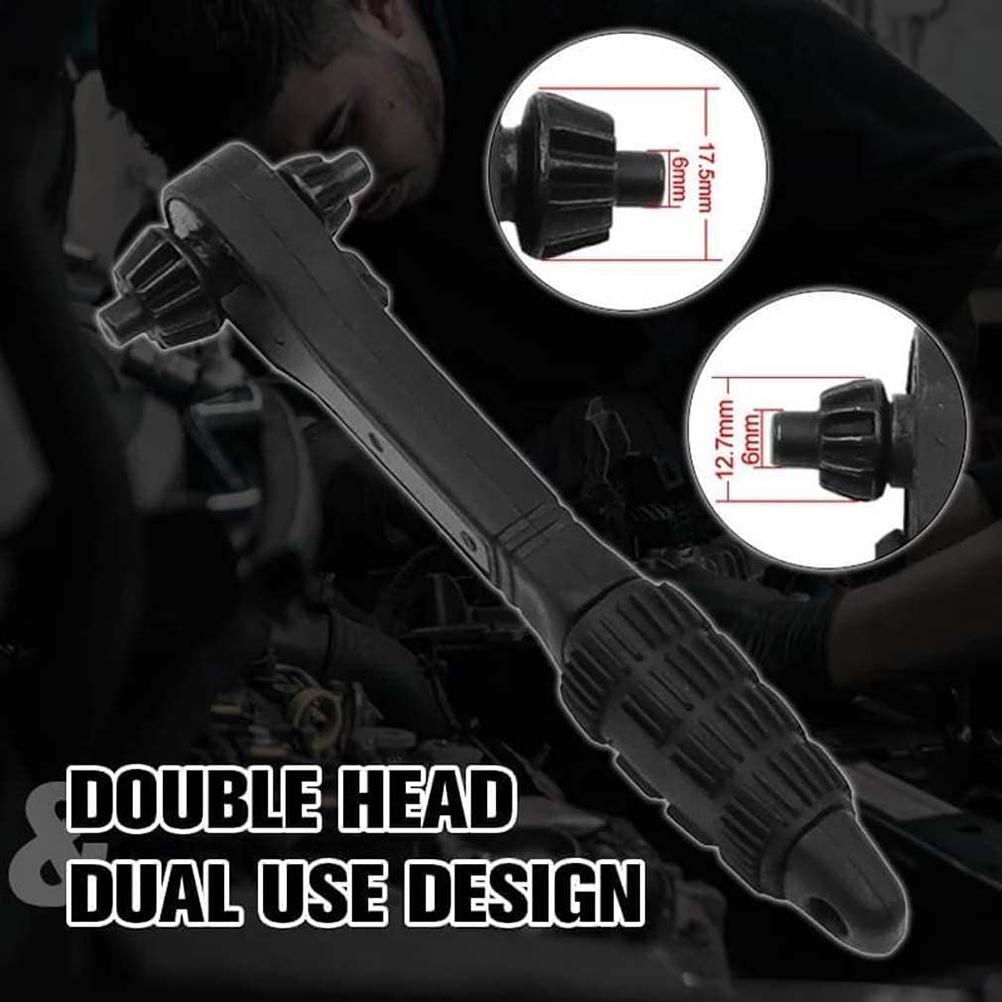 2 in 1 Drill Chuck Ratchet Spanner Steel Drill Chuck Key Drill Chuck Wrench Electric Drill Clamping