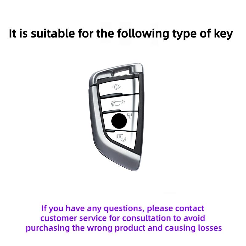 Car Remote Key Case Cover Protect Shell Fob For Bmw X1 X3 X4 X5 X6 X7 F15 X6 F16 G30 1 3 5 6 7 Series G20 G11 G01 G02 F48 F39