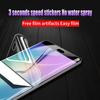 25 PCS Soft Hydrogel Film Full Cover Front Protector with Alcohol Cotton + Scratch Card for Galaxy