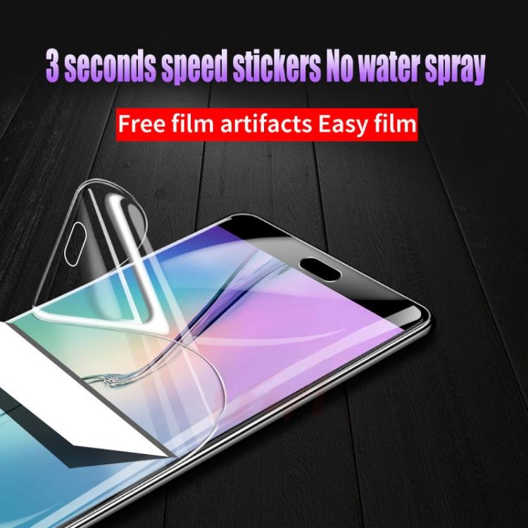 25 PCS Soft Hydrogel Film Full Cover Front Protector with Alcohol Cotton + Scratch Card for Galaxy