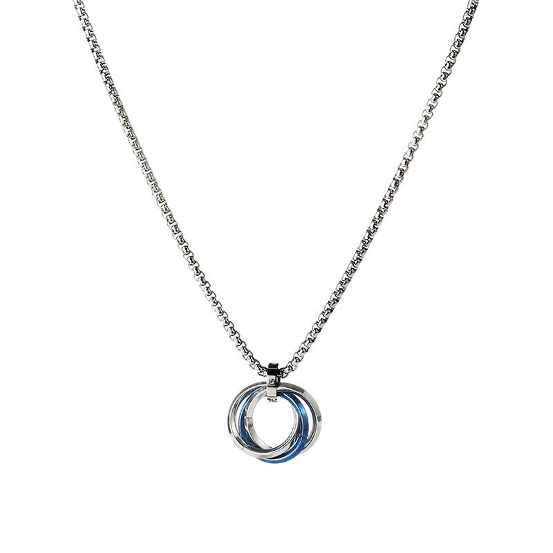 2022 Summer Trend: Unisex Ins Hip-Hop Titanium Steel Coin Necklace