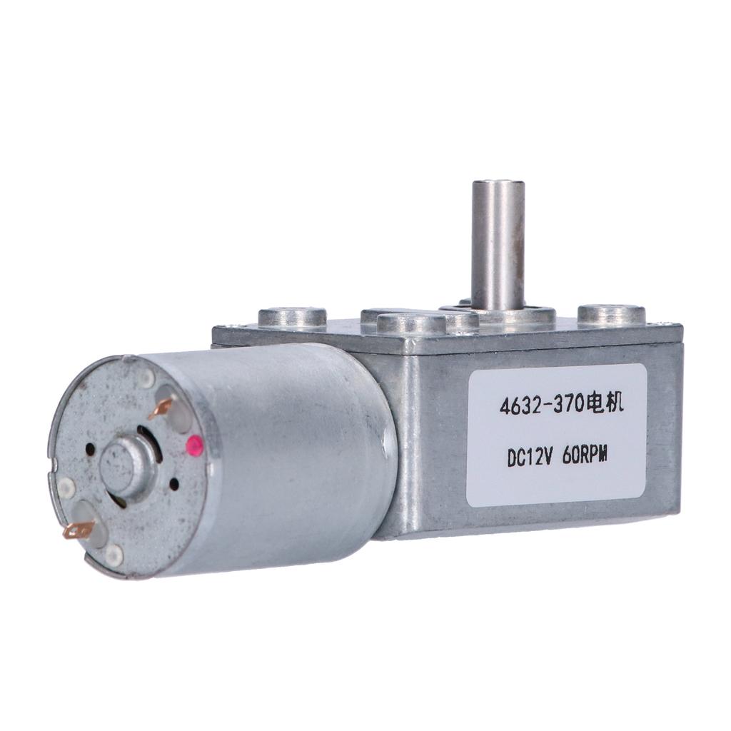 Κινητήρας Σκωληκοειδούς Τροχού Τουρμπίνας Τουρμπο Μειωτήρας Άξονας Μείωσης Εξοπλισμός 60RPM DC12V 4632370